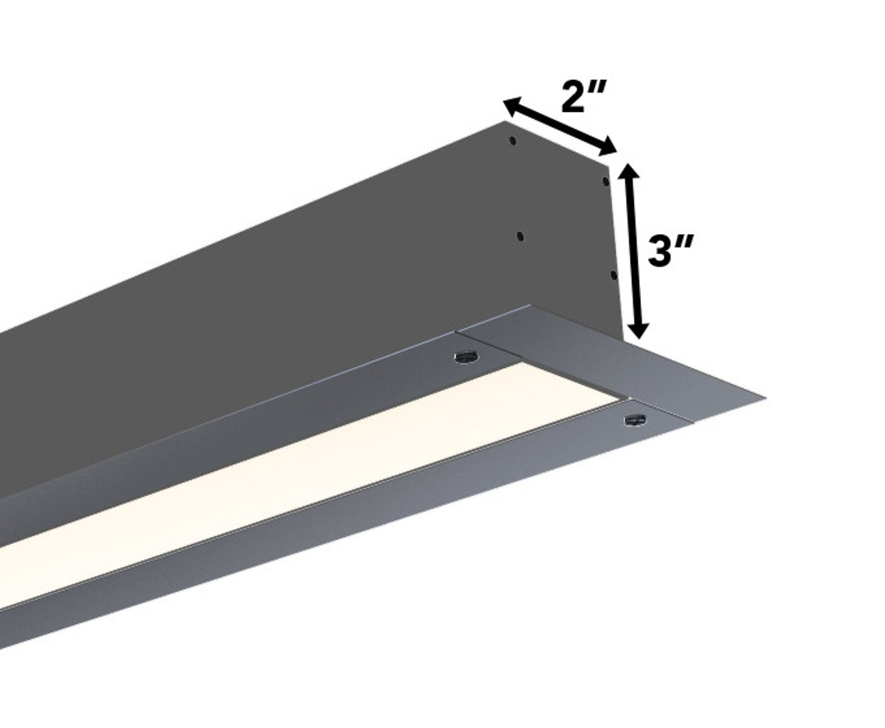 Alimünyum Sıva Altı Linear Led Aydınlatma Armatürü